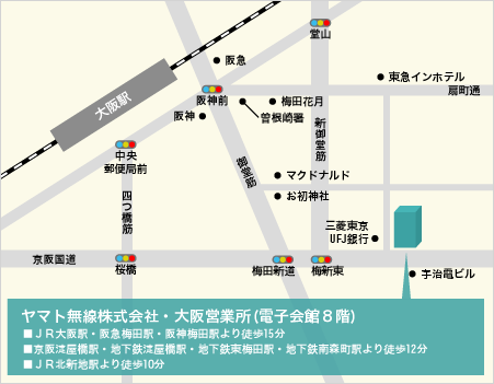 本社の地図