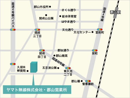 本社の地図
